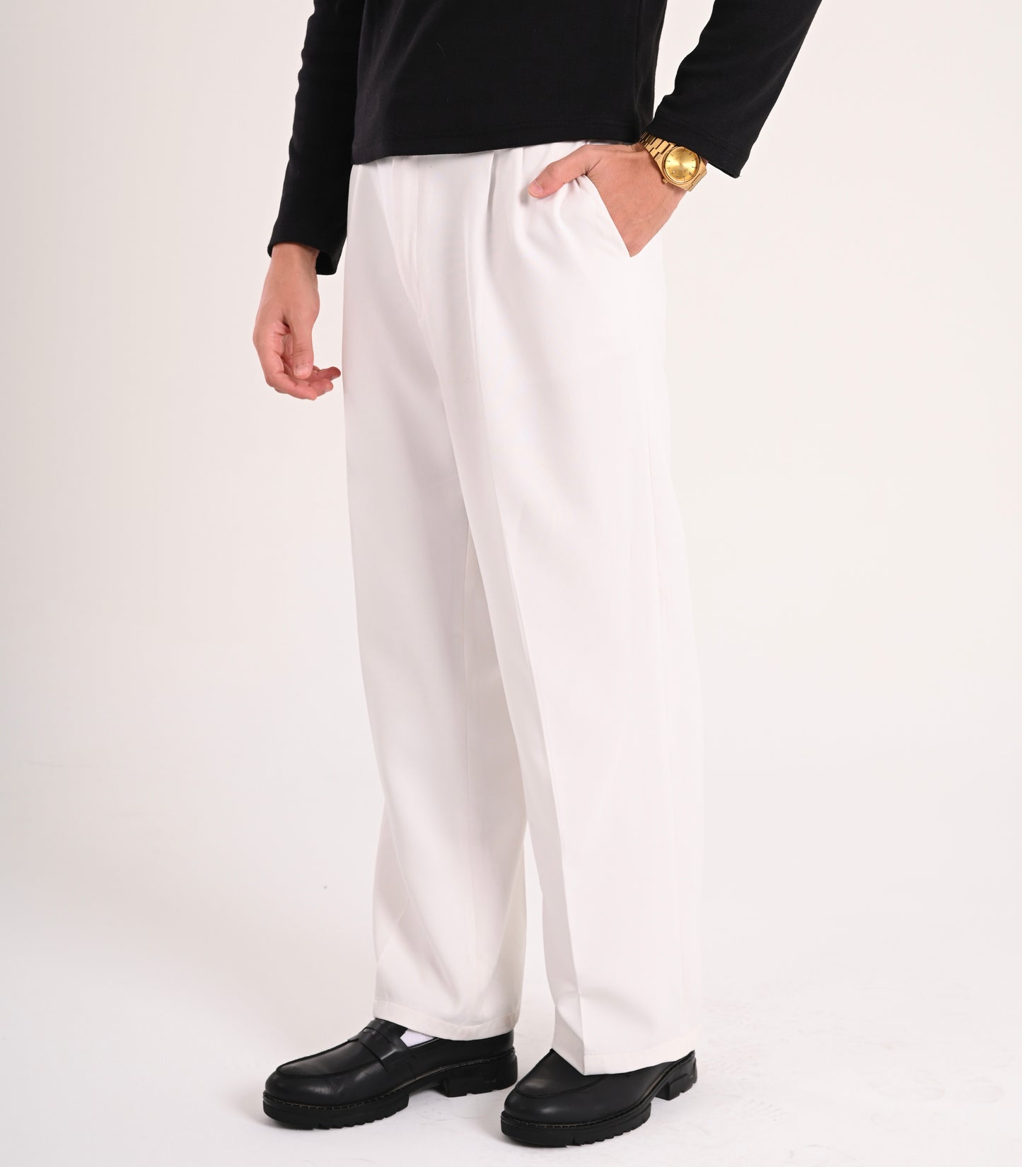 White Tailored Pants V3
