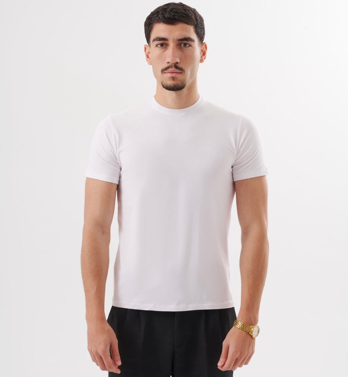 White Core Fitted Tee