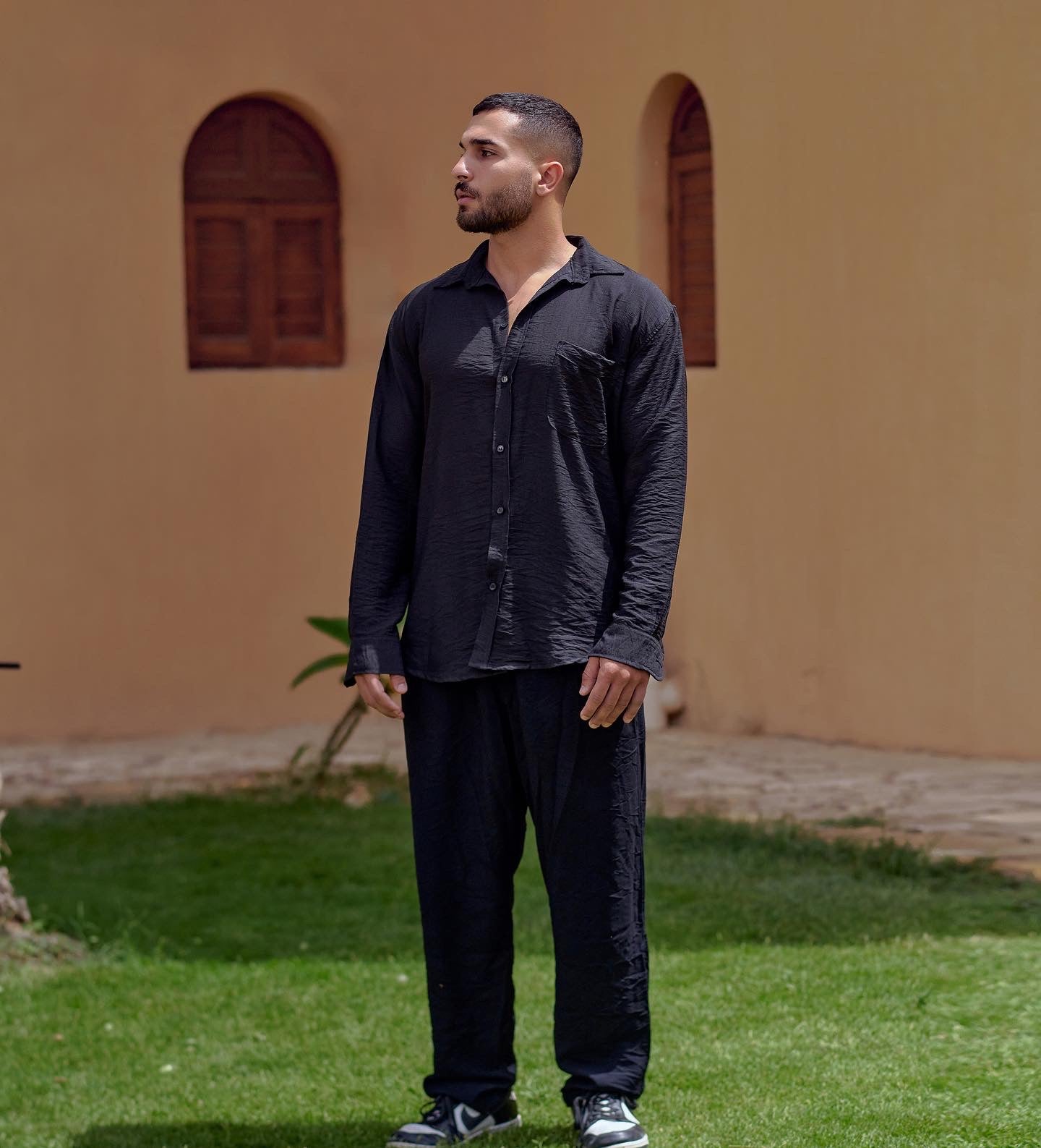 Black Linen Shirt