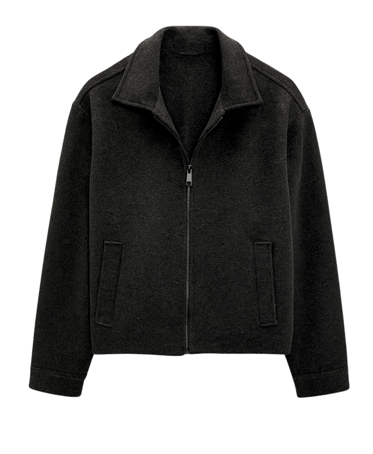 Wool Jacket - Solid Black