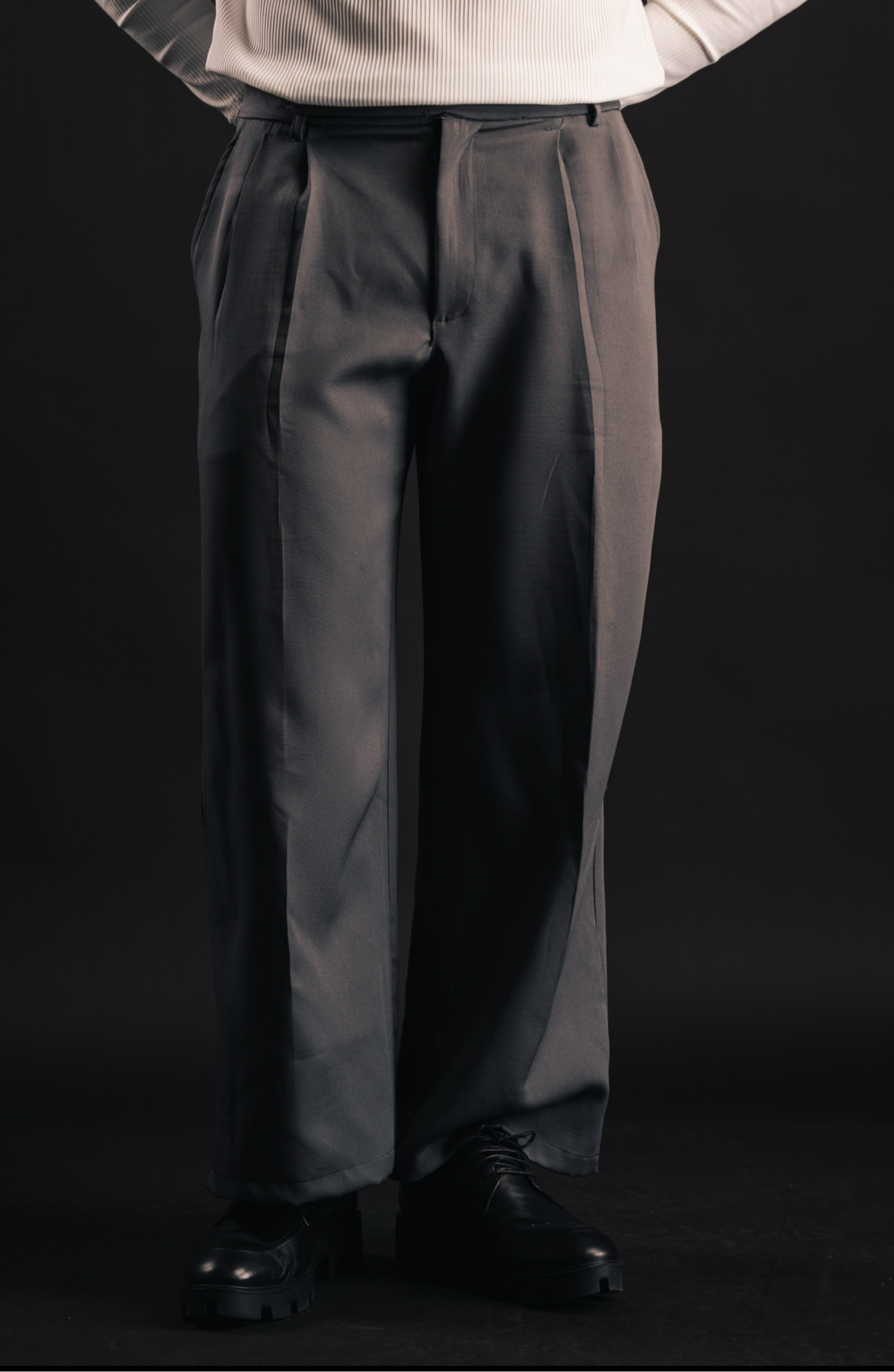 Grey Tailored Pants V2