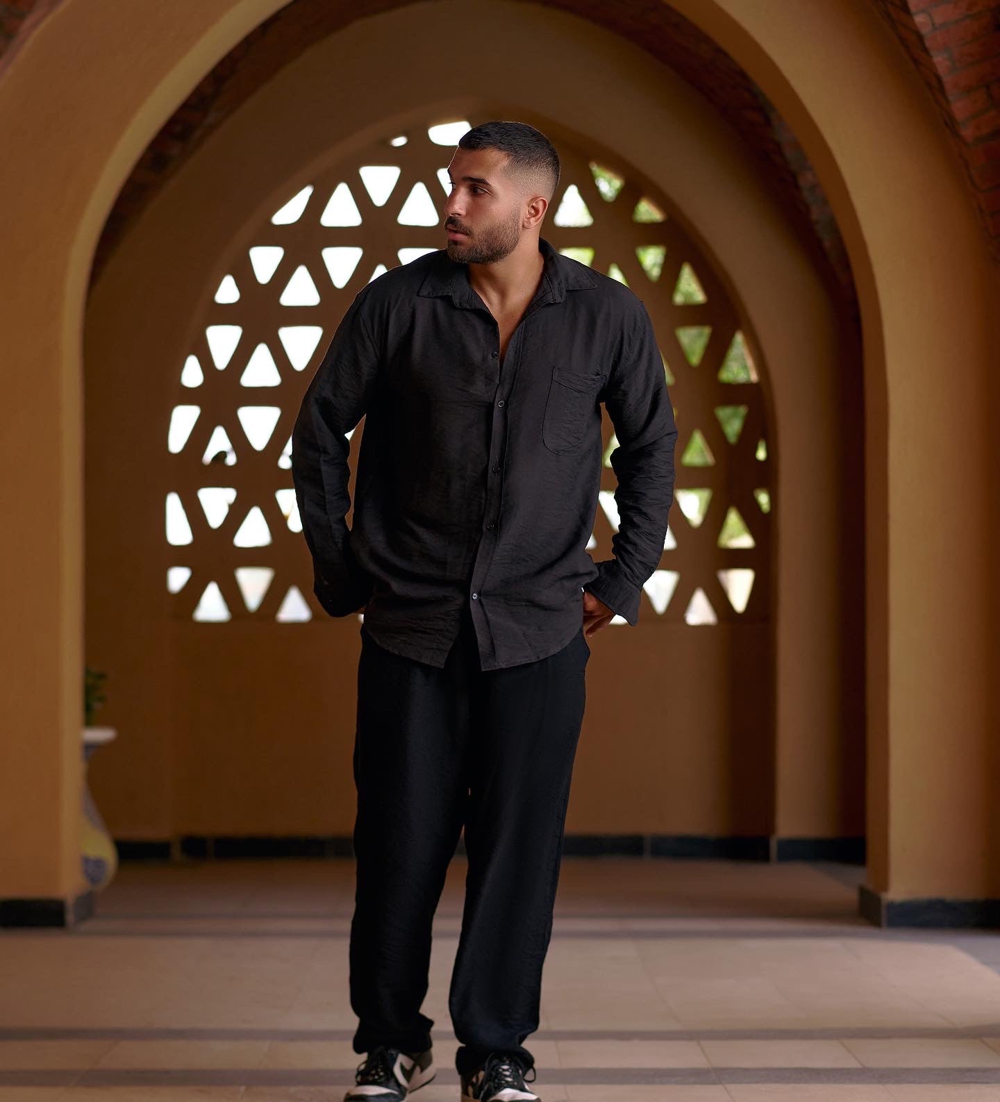 Black Linen Pants