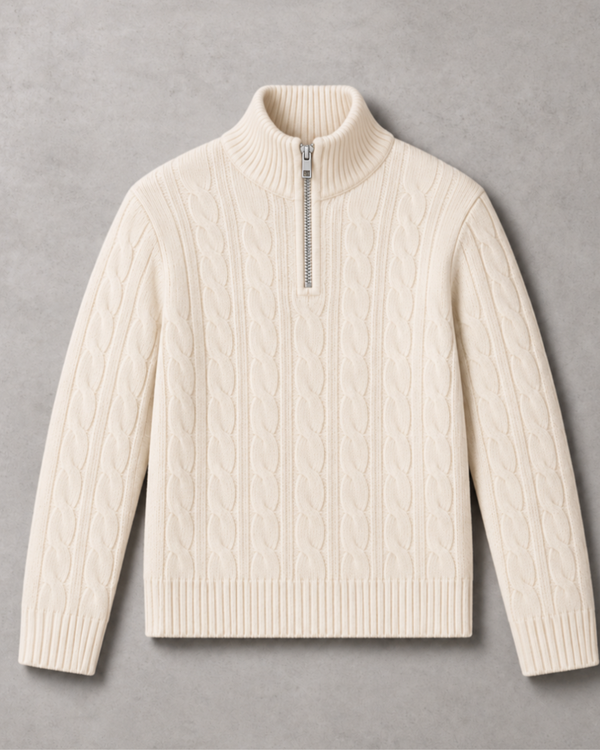 Sand Knit Quarter Zip