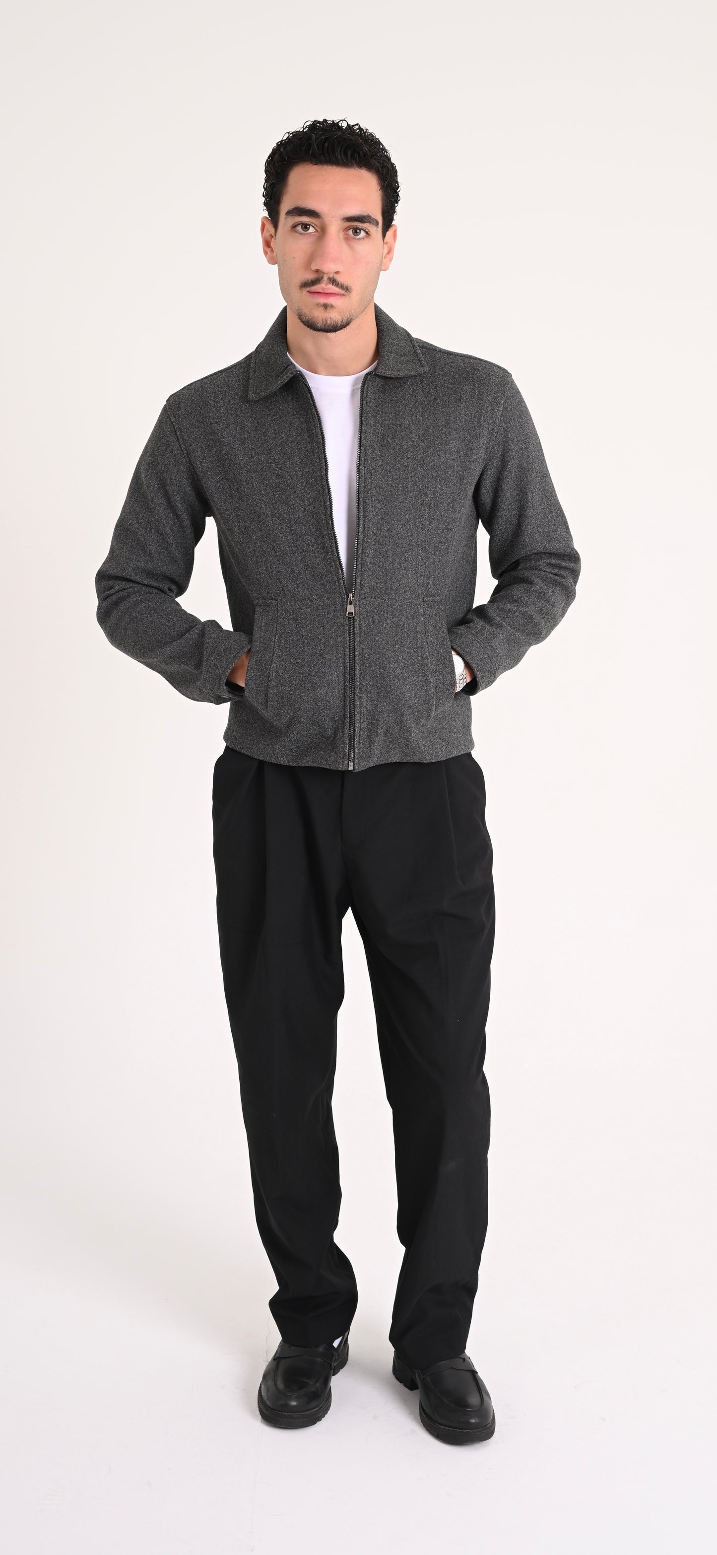 Wool Jacket - Graphite