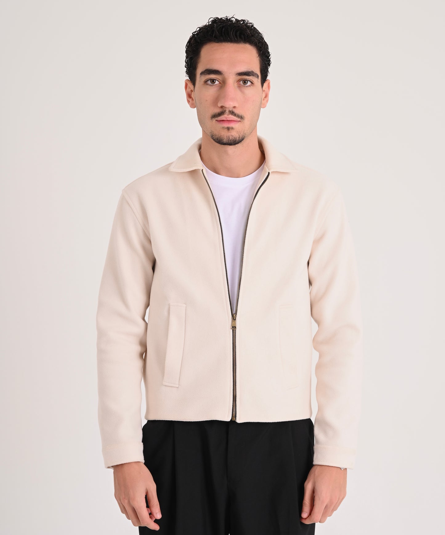 Wool Jacket - Cream Beige