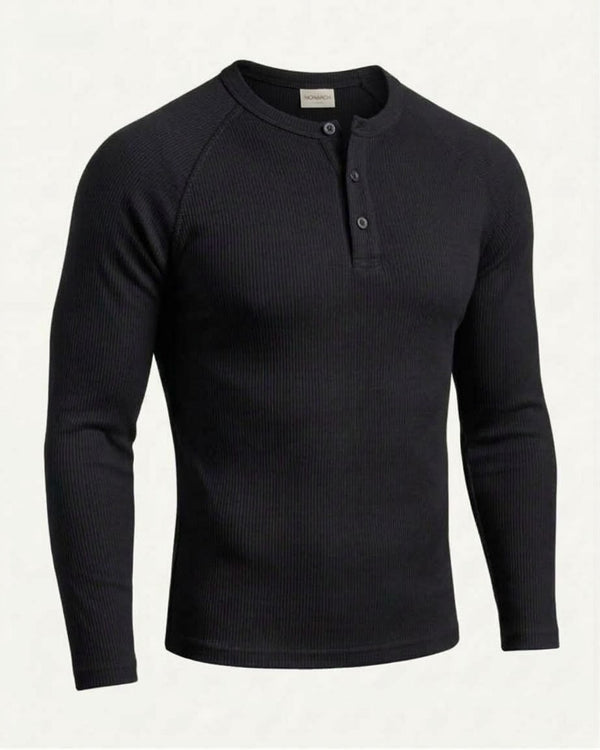 Black Henley Shirt