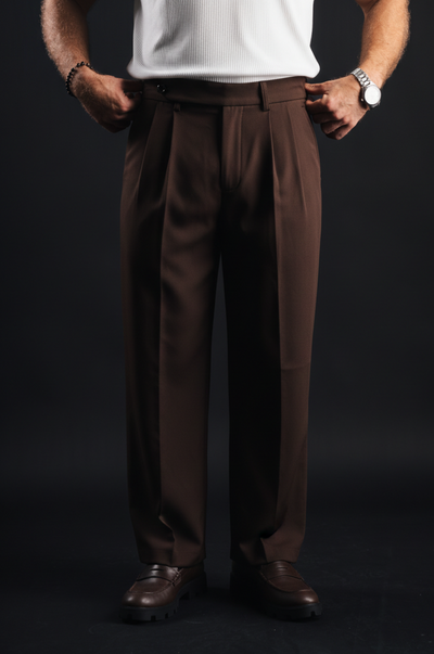 Brown Tailored Pants V3