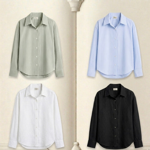 Long Sleeve Boxy Shirts