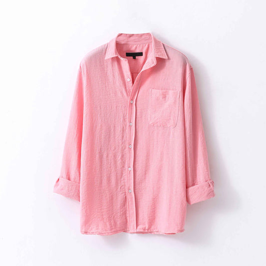 Pink Linen Shirt
